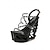 Elegant Rhinestone Fantasy Heels - Open Toe Sculptural Design for Weddings & Parties