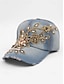 Bohemian Chic Women's Sun Hat - Stylish Sky Blue Cotton Baseball Cap Sky Blue Dark Blue Blue / White Sky Blue-Dark Blue-Blue / White-Blue-