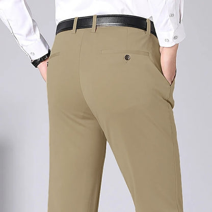 Men's Classic High-Waisted Soft Business Dress Pants Black / 31 Black / 32 Black / 33 Black / 31-Black / 32-Black / 33-Black / 34-Black / 35-Royal Blue / 31-Royal Blue / 32-Royal Blue / 33-Royal Blue / 34-Royal Blue / 35-Dark Gray / 31-Dark Gray / 32-Dark Gray / 33-Dark Gray / 34-Dark Gray / 35-Dark Blue / 31-Dark Blue / 32-Dark Blue / 33-Dark Blue / 34-Dark Blue / 35-Light Grey / 31-Light Grey / 32-Light Grey / 33-Light Grey / 34-Light Grey / 35-Khaki / 31-Khaki / 32-Khaki / 33-Khaki / 34-Khaki / 35-