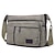 Versatile Men's Canvas Crossbody Bag - Shoulder Tote with Large Capacity Army Green Coffee khaki Army Green-Coffee-khaki-Black-Blue-