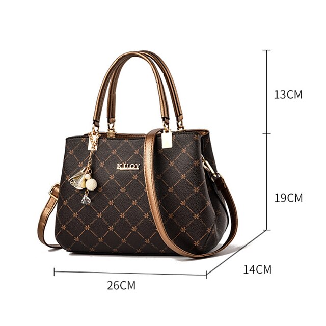 Chic PU Leather Boston Bag - Large Capacity Crossbody & Shoulder Handbag Light maple leaf with red light maple leaf with coffee Light maple leaf with primary color Light maple leaf with red-light maple leaf with coffee-Light maple leaf with primary color-Dark Maple Leaf with Bronze-Dark maple leaf with primary color-Dark maple leaf with red-dark maple leaf with coffee-