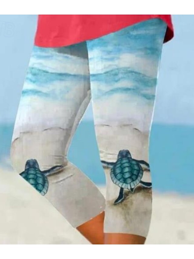 Floral Bliss: Women's Hawaiian Print Ankle-Length Leggings - Soft, Thermal, and Stylish for Everyday Wear Dark Gray Combo / S Dark Gray Combo / M Dark Gray Combo / L Dark Gray Combo / S-Dark Gray Combo / M-Dark Gray Combo / L-Dark Gray Combo / XL-Dark Gray Combo / 2XL-