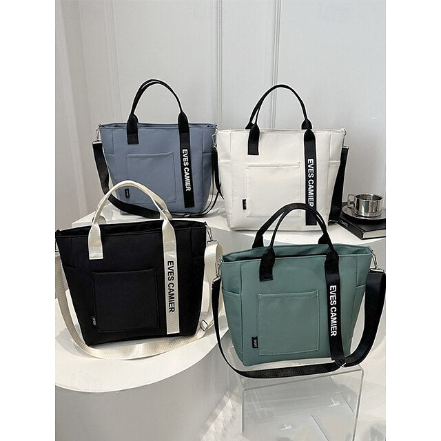 Stylish Women's Corduroy & Nylon Crossbody Hobo Bag - Versatile Multi-Pocket Shoulder Bag Black Beige Green Black-Beige-Green-Blue-