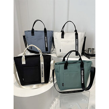 Stylish Women's Corduroy & Nylon Crossbody Hobo Bag - Versatile Multi-Pocket Shoulder Bag Black Beige Green Black-Beige-Green-Blue-