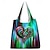 Vibrant Heart Note Tote Bag: Lightweight, Foldable & Stylish for Everyday Use Rainbow Purple Green Rainbow-Purple-Green-