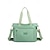 Stylish Waterproof Nylon Tote and Crossbody Bag with Multiple Pockets Light Pink Green Light Green Light Pink-Green-Light Green-Light Purple-Khaki-Grey-Blue-Black-